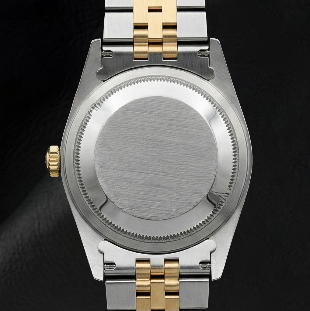 Orologio Rolex Datejust 36 mm con quadrante bianco e diamanti bicolore