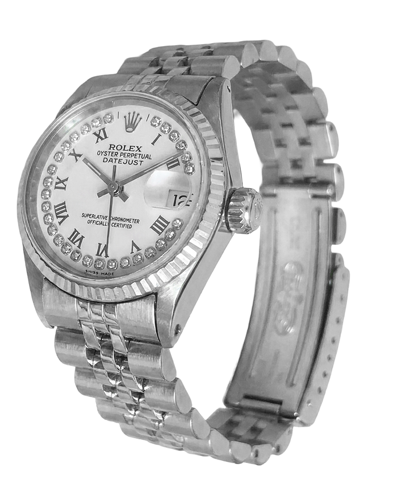 Orologio Rolex Datejust Orologio con quadrante in diamanti, bracciale giubileo in acciaio inossidabile