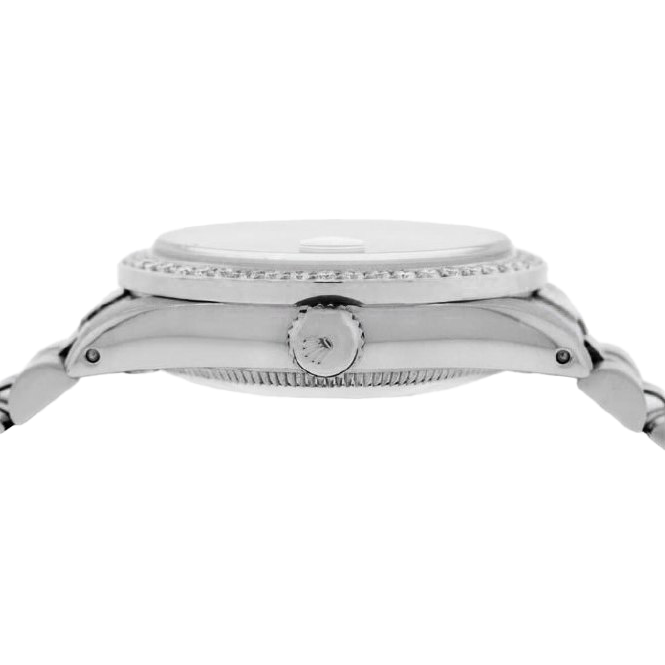 Orologio Rolex Datejust Salmon Diamond Dial Bezel 31mm in acciaio inossidabile