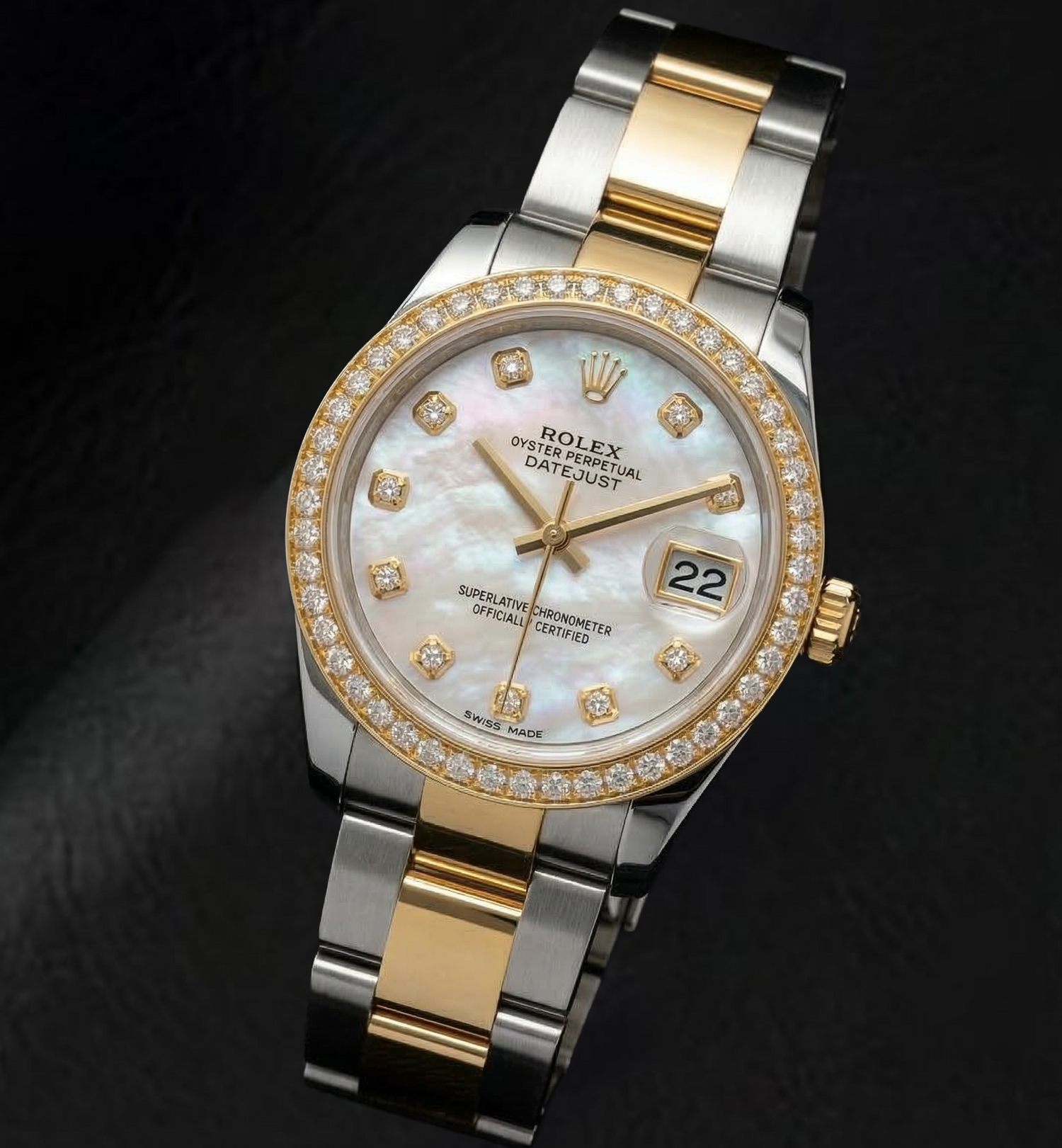 vero diamante 0.20carati watch dettaglio ravvicinato