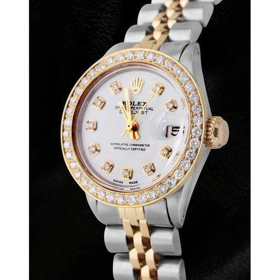 Orologio Rolex Datejust con quadrante bianco