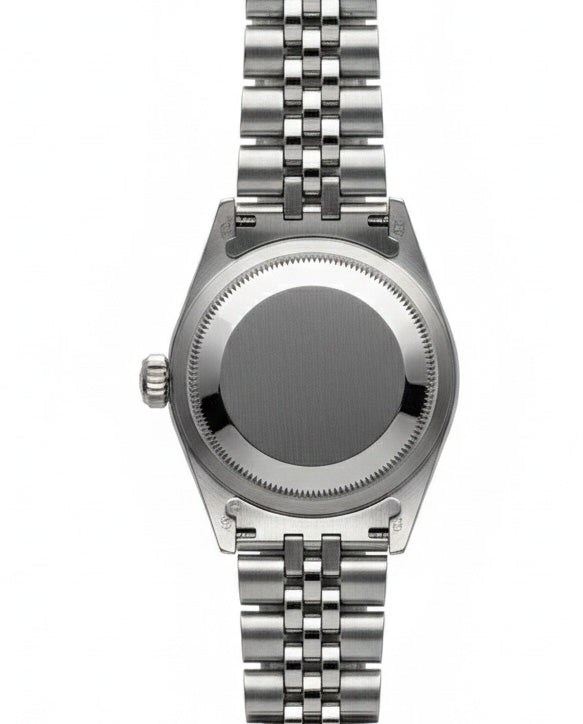 Orologio Rolex Datejust con quadrante in diamanti e bracciale giubileo in acciaio inossidabile