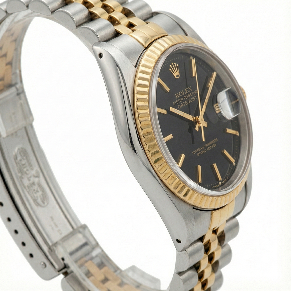 Orologio Rolex Datejust da donna con quadrante bicolore da donna