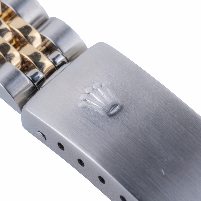 Orologio Rolex Datejust da donna con quadrante bicolore da donna