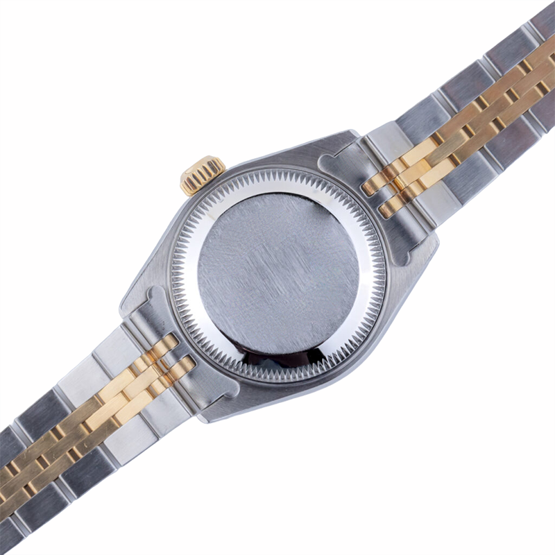 Orologio Rolex Datejust da donna con quadrante bicolore da donna