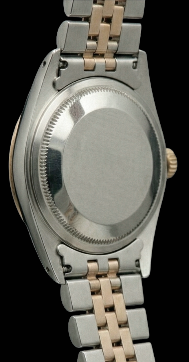 Orologio Rolex Datejust da donna con quadrante bicolore e bracciale giubileo