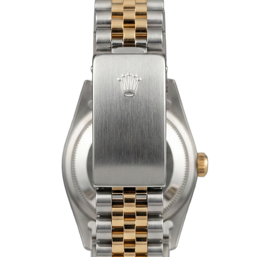 Orologio Rolex Datejust di medie dimensioni 31 mm bianco madreperla quadrante diamanti lunetta diamanti bracciale giubileo acciaio inossidabile e oro