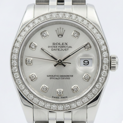 Orologio Rolex Datejust di medie dimensioni da 31 mm Orologio personalizzato con quadrante con diamanti Bracciale giubileo acciaio inossidabile