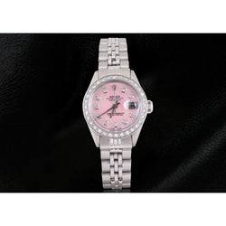 Orologio Rolex Datejust in acciaio inossidabile Bracciale giubileo Quadrante con diamanti Lunetta Donna