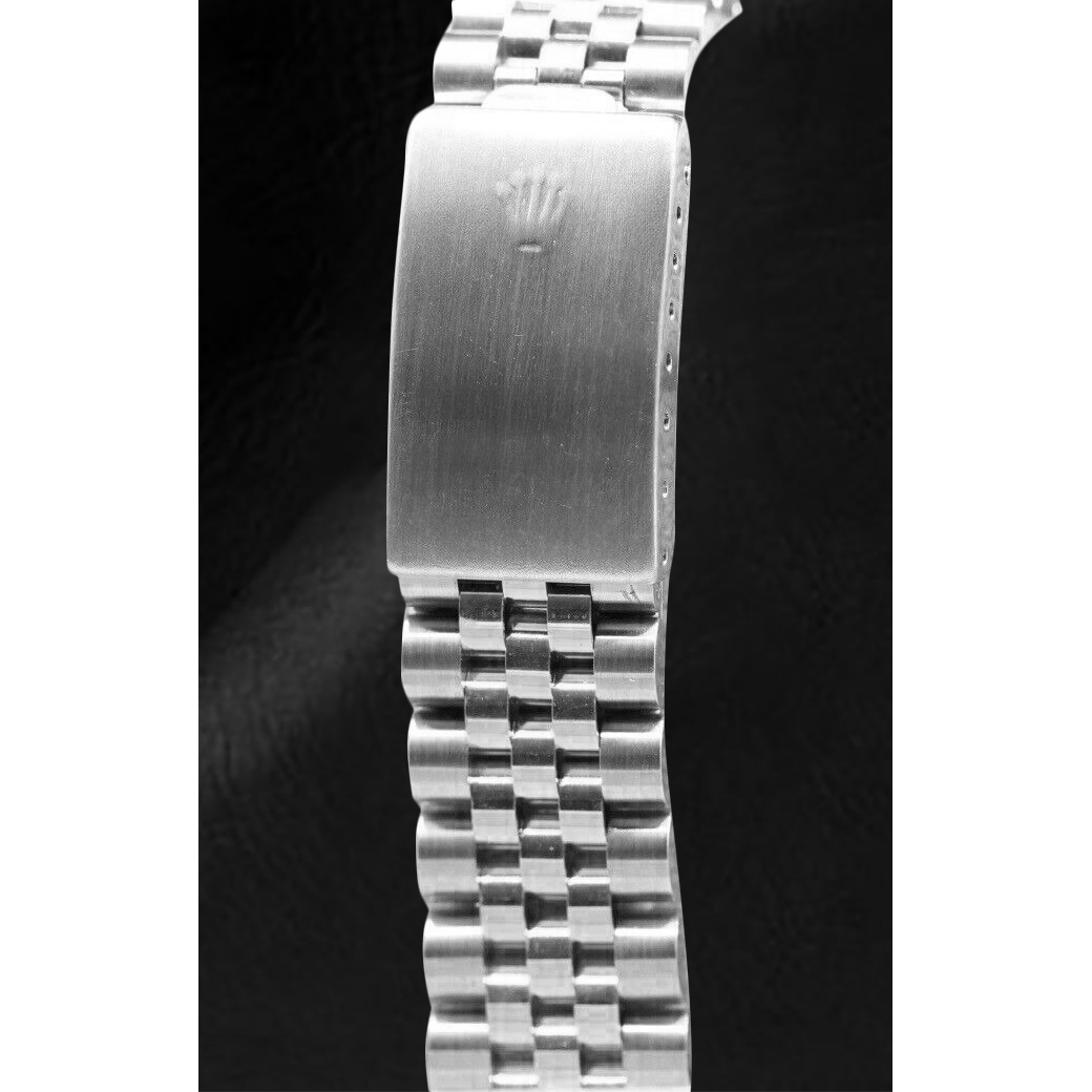 Orologio Rolex Datejust in acciaio inossidabile con quadrante color cioccolato e diamanti