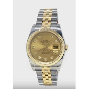 Orologio Rolex Datejust in acciaio inossidabile e oro 