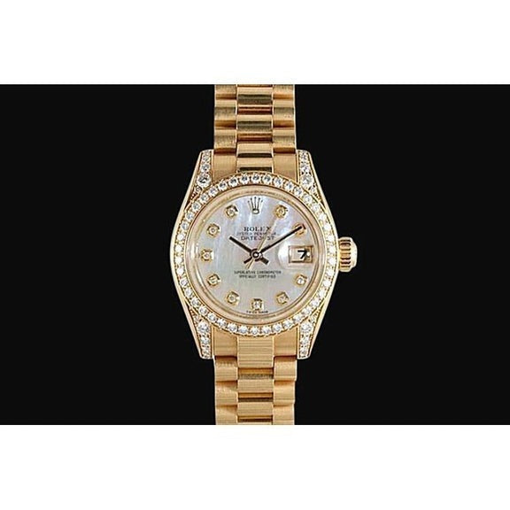 Orologio Rolex Datejust in oro giallo con quadrante 