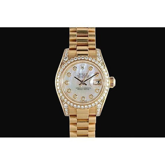 Orologio Rolex Datejust in oro giallo con quadrante 
