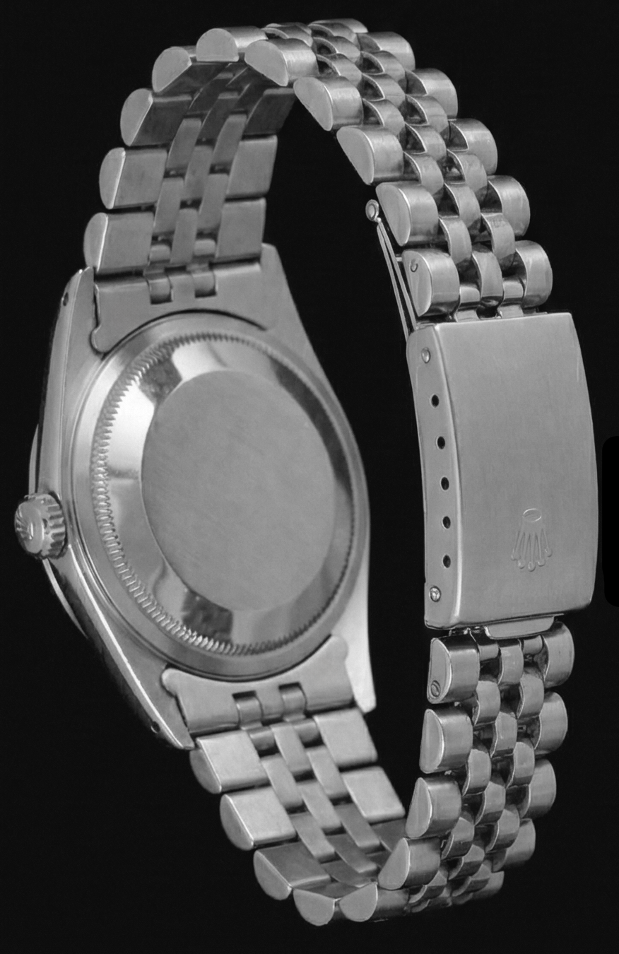 Orologio Rolex Giubileo in acciaio inossidabile con quadrante grigio romano