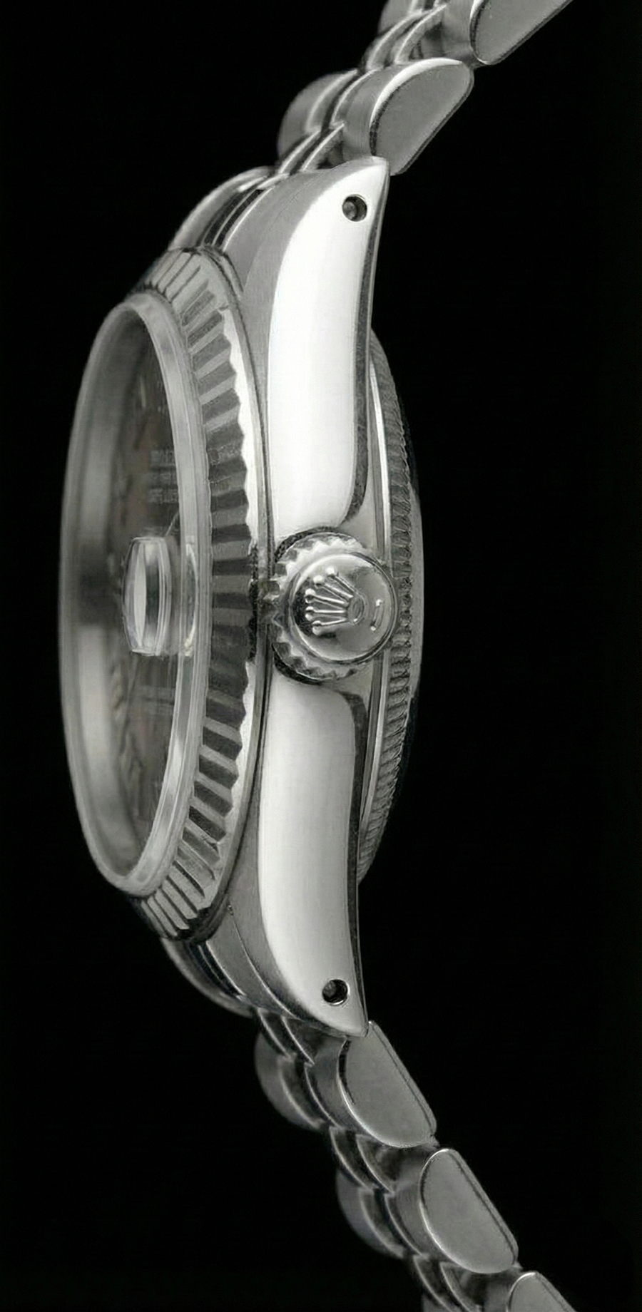 Orologio Rolex Giubileo in acciaio inossidabile con quadrante grigio romano