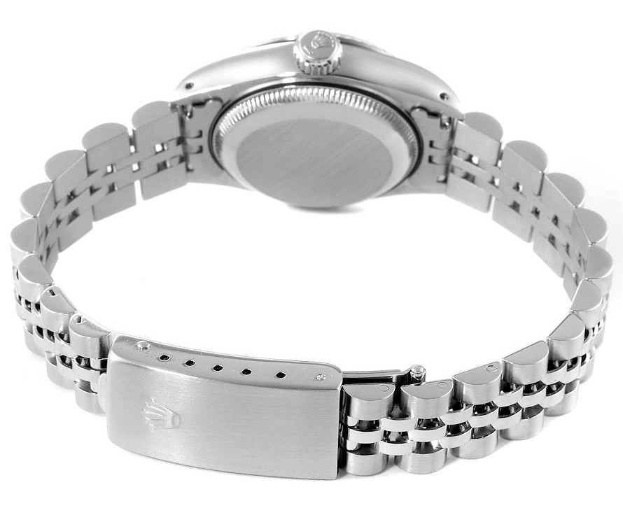 Orologio Rolex Lady-Datejust 26 mm in acciaio inossidabile con quadrante argento