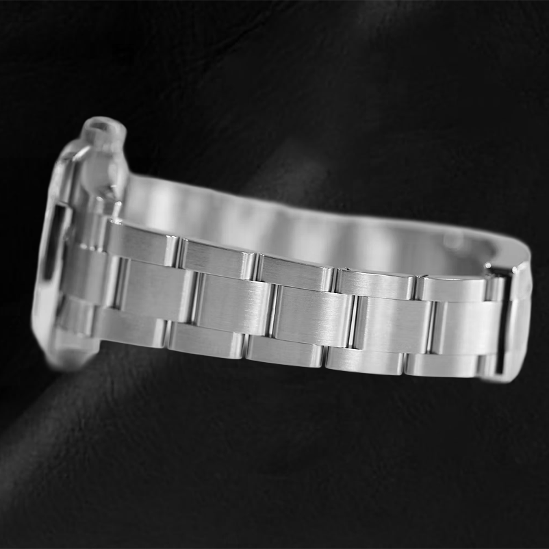 Orologio Rolex Ostrica perpetual corallo rosso quadrante luminoso in acciaio