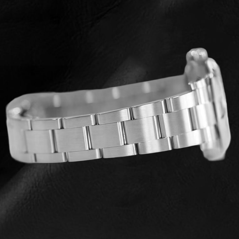 Orologio Rolex Ostrica perpetual corallo rosso quadrante luminoso in acciaio