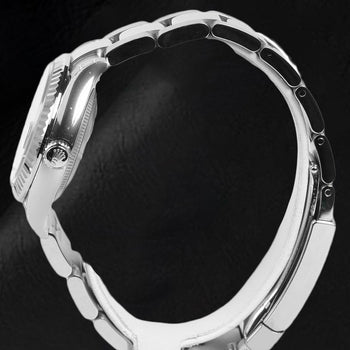 Orologio Rolex Signora Datejust 31mm con quadrante viola in diamanti e acciaio inossidabile