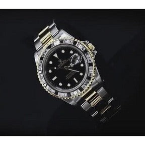 Orologio Rolex baguette personalizzato Gmt master