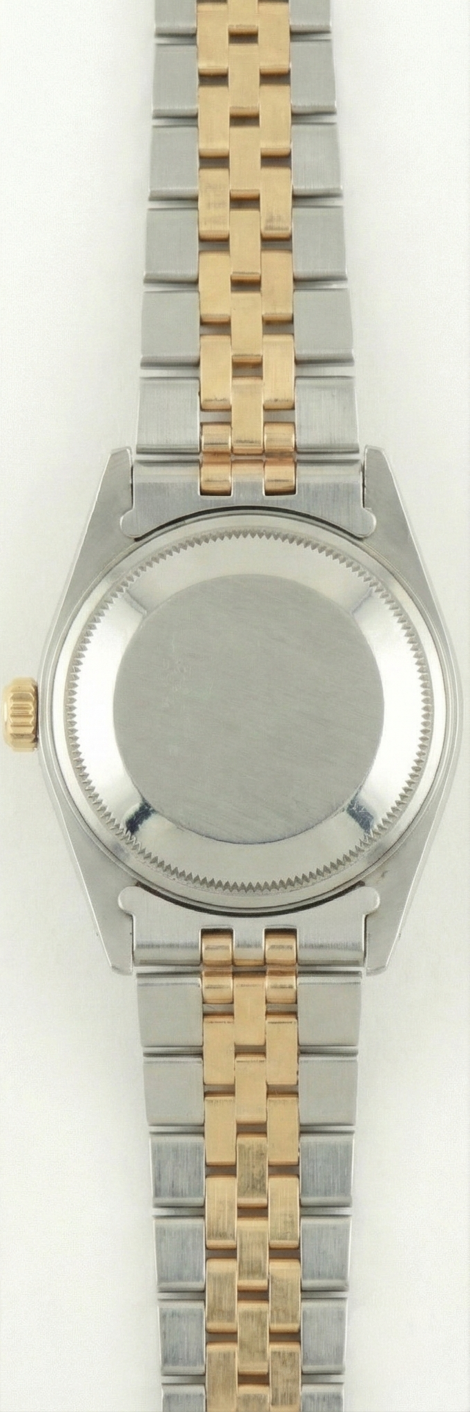 Orologio Rolex con datario, quadrante argentato, lunetta in diamanti, acciaio inossidabile e Giubileo in oro