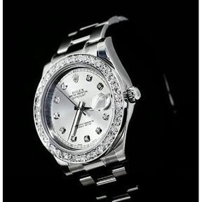Orologio Rolex con lunetta in acciaio inossidabile