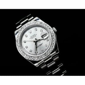 Orologio Rolex con lunetta in acciaio inossidabile