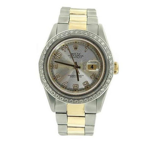 Orologio Rolex con quadrante arabo e bracciale 