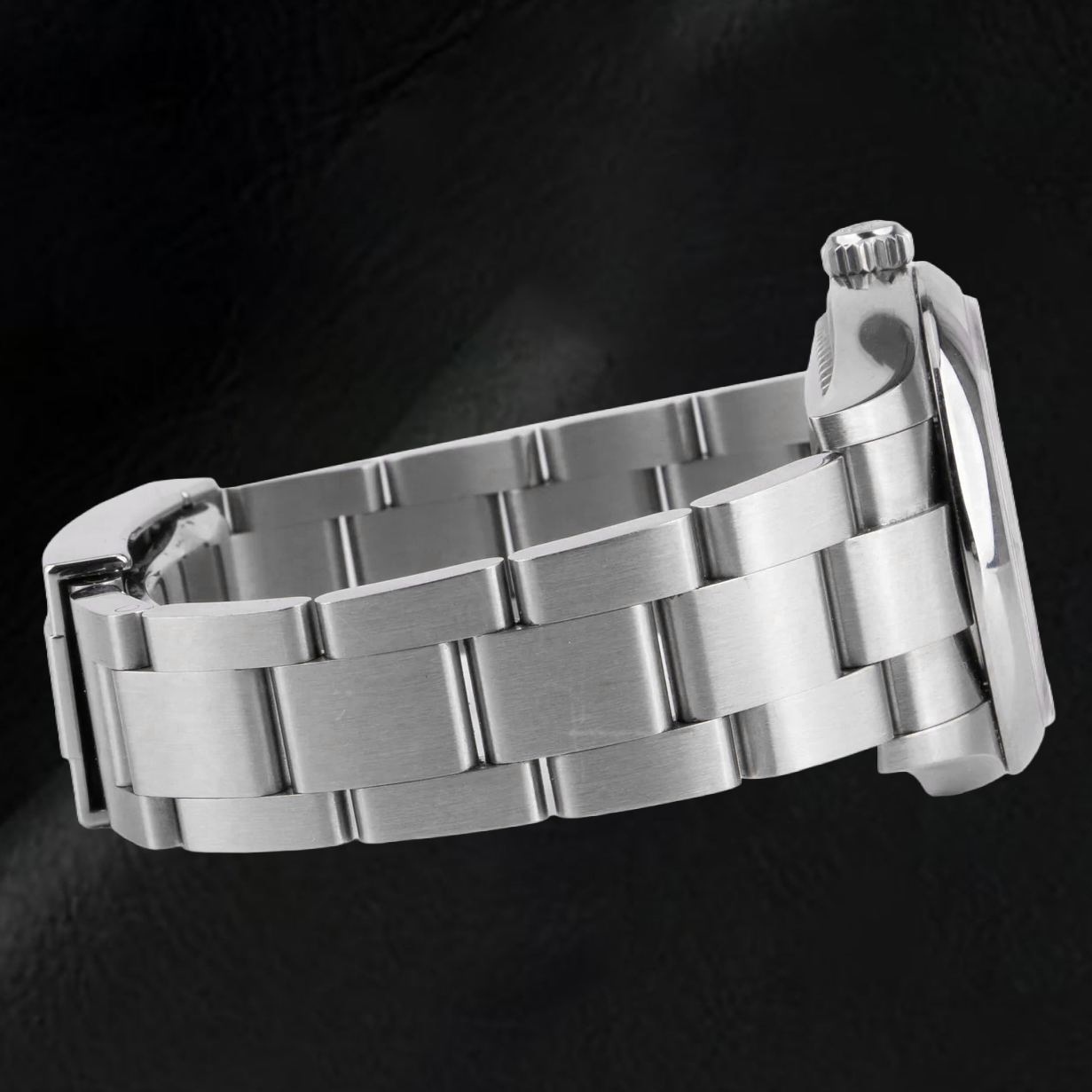 Orologio Rolex da 36 mm in acciaio inossidabile con quadrante luminoso color lavanda