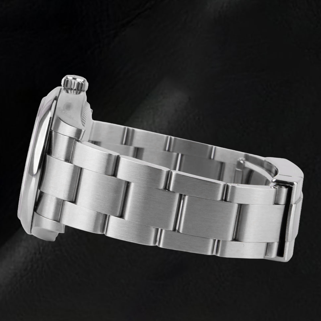 Orologio Rolex da 36 mm in acciaio inossidabile con quadrante luminoso color lavanda