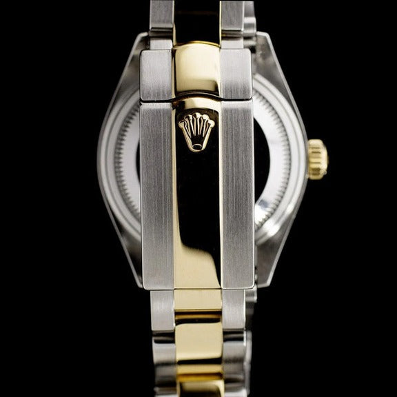 Orologio Datejust bicolore in oro giallo 18k
