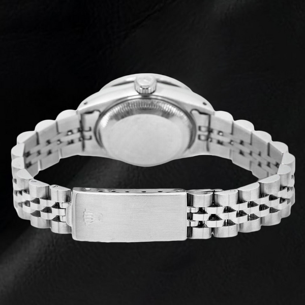 Orologio Rolex da donna Datejust Jubilee con bracciale quadrante bianco romano