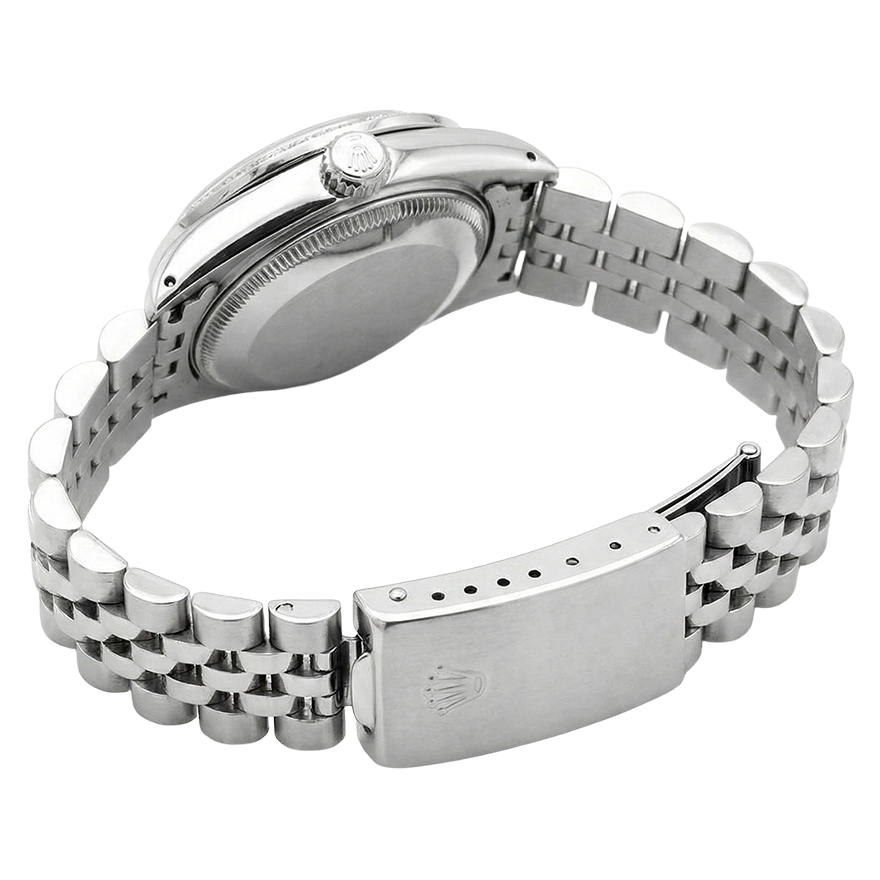 Orologio Rolex da donna Datejust in acciaio inossidabile Jubilee Tapestry Stick Dial Rolex