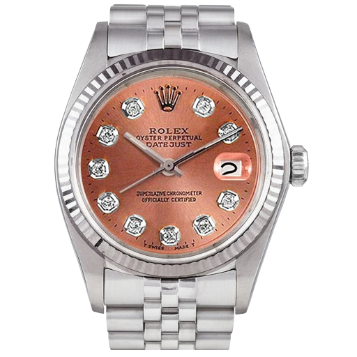 Orologio Rolex da donna Datejust in acciaio inossidabile giubileo