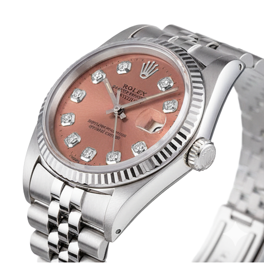 Orologio Rolex da donna Datejust in acciaio inossidabile giubileo