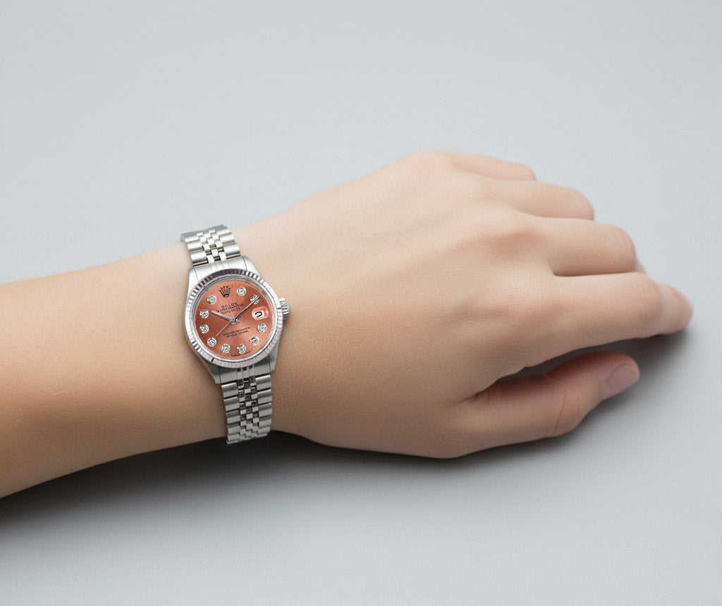 Orologio Rolex da donna Datejust in acciaio inossidabile giubileo P5