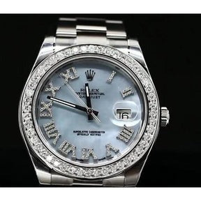 Orologio Rolex da uomo con quadrante blu