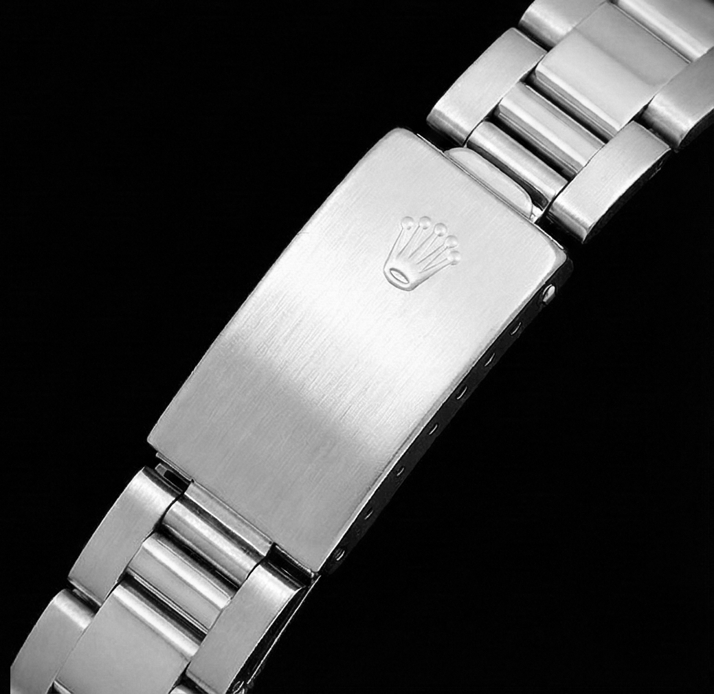 Orologio Rolex di medie dimensioni senza data da 31 mm con lunetta personalizzata con diamanti in acciaio inossidabile