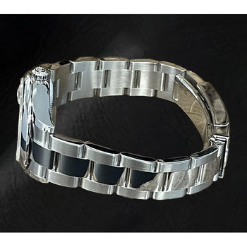 Orologio Rolex signora Datejust in acciaio con quadrante romano color salmone