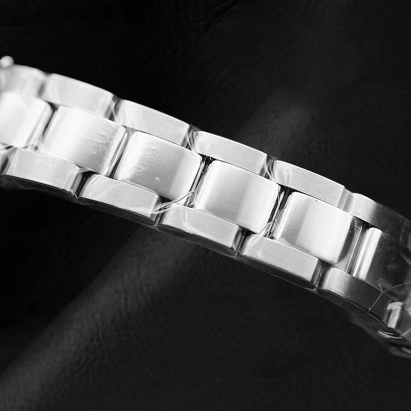 Orologio Rolex signora Datejust in acciaio con quadrante romano color salmone