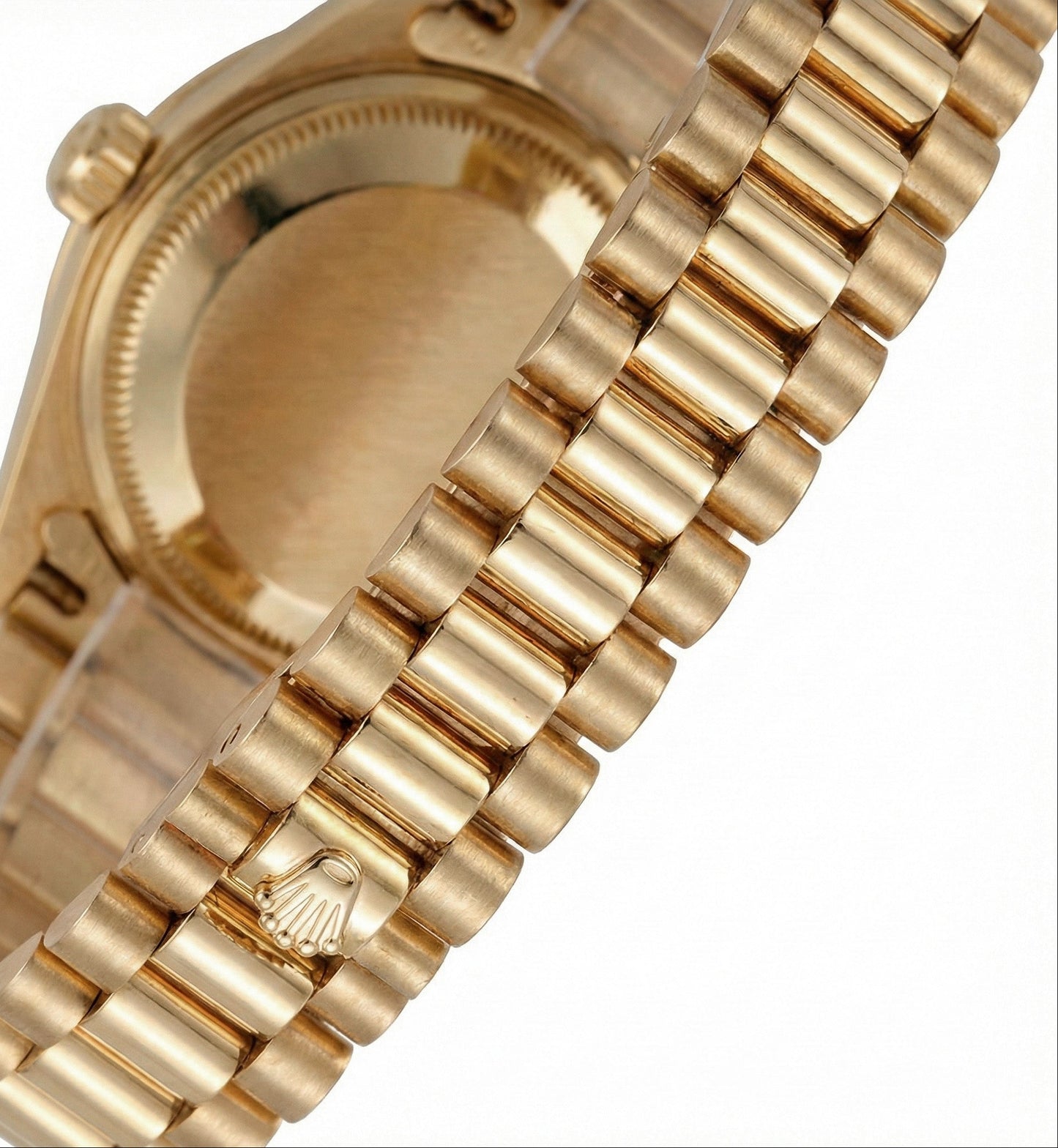 Orologio Rolex stile presidenziale quadrante blu con diamanti lunetta Datejust oro giallo