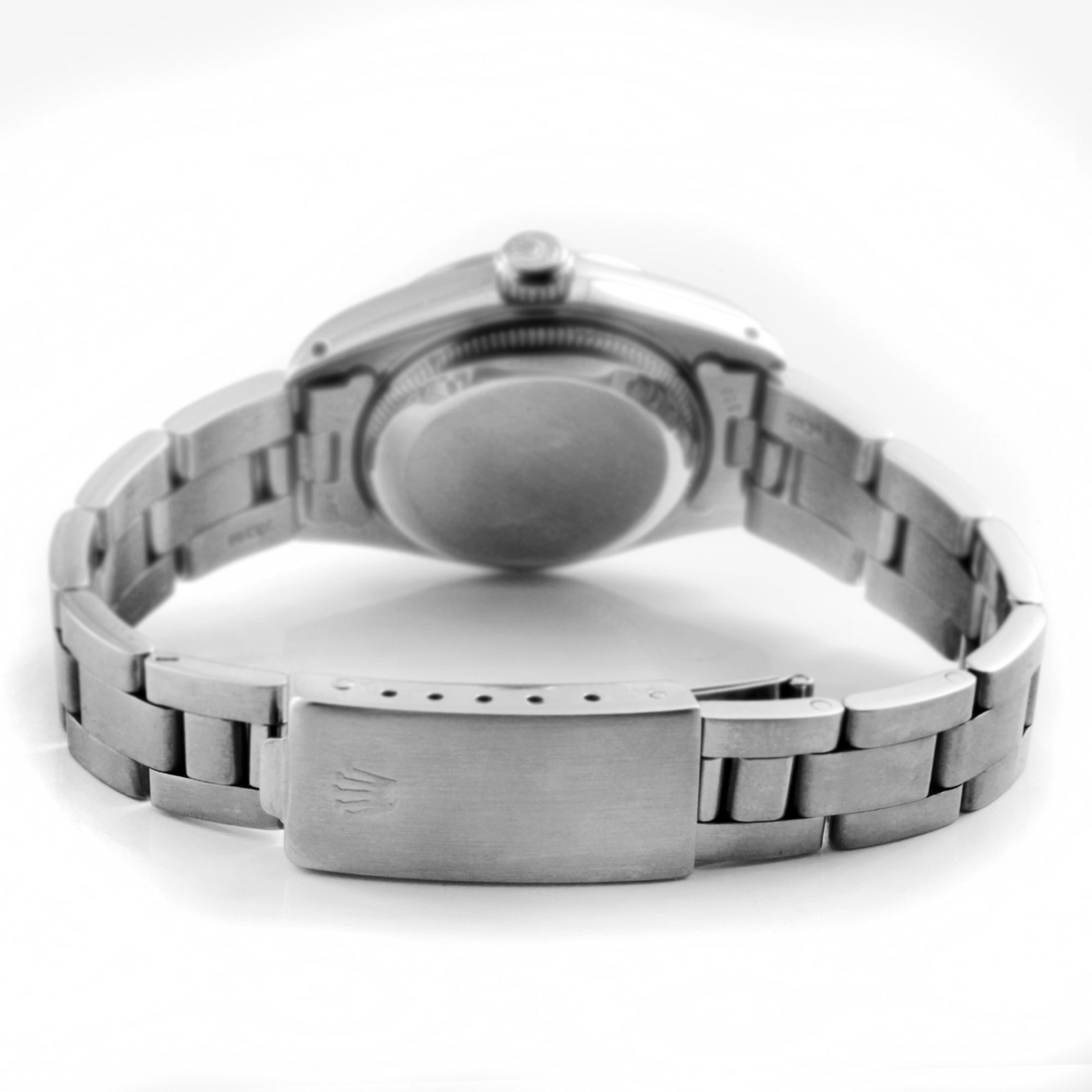 Orologio da donna Datejust Rolex 26 mm con quadrante in madreperla rosa e diamanti, bracciale Oyster in acciaio inossidabile