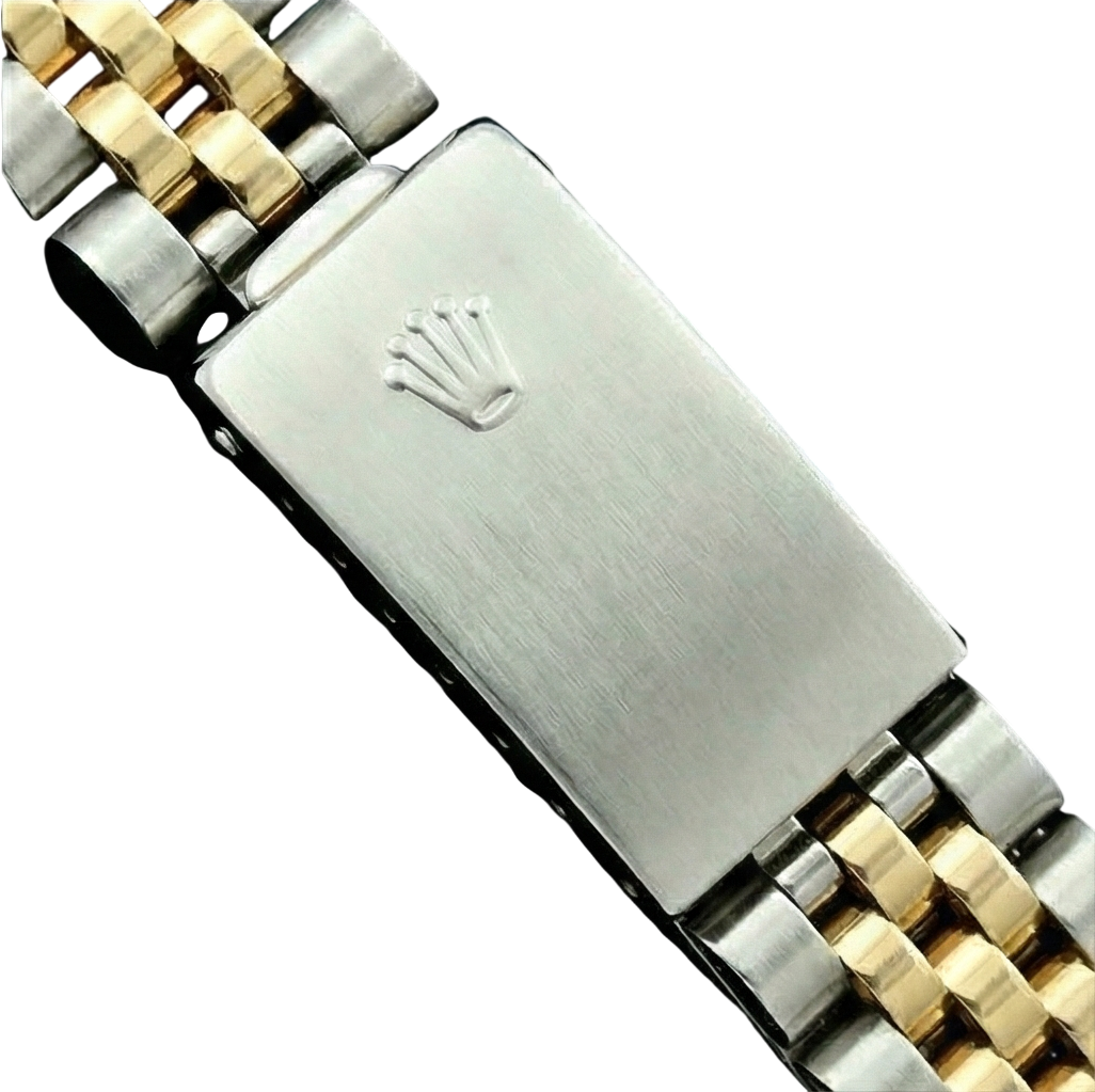 Orologio da donna Datejust giubileo in acciaio inossidabile e oro con quadrante in diamanti bordeaux Rolex