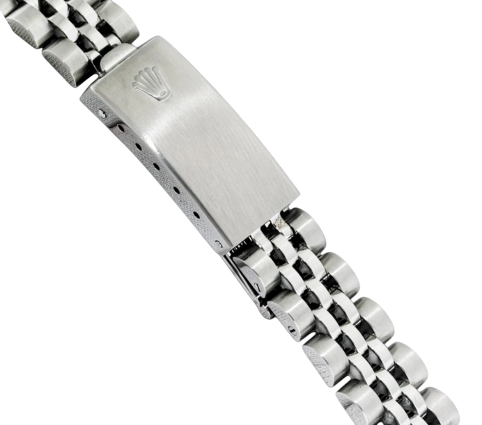 Orologio da donna Datejust in acciaio inossidabile giubileo Rolex con lunetta in diamanti