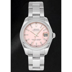 Orologio da donna Rolex 31mm Datejust quadrante rosa luminoso