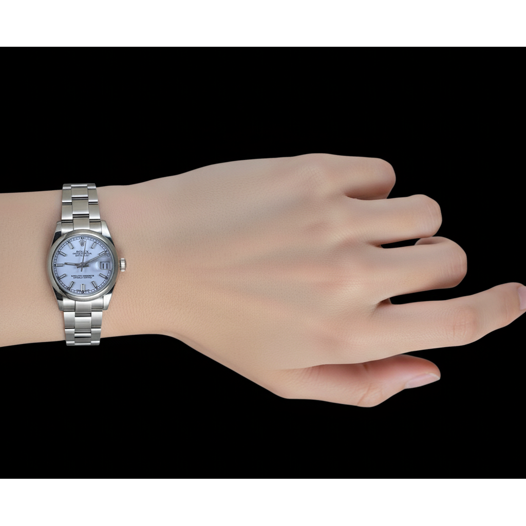 Orologio da donna Rolex Date-just 31 mm in acciaio inossidabile P4