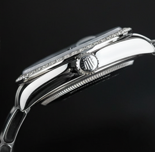 Orologio da donna Rolex Datejust 31 con diamanti in acciaio inossidabile verde menta