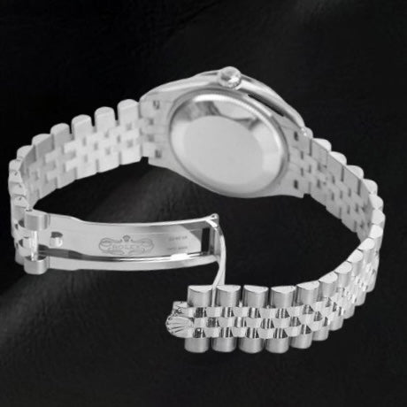 Orologio da donna Rolex Datejust 31 in acciaio bianco del Giubileo Romano P3