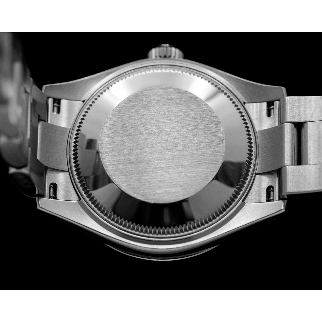 Orologio da donna Rolex Datejust 31 in acciaio inossidabile con quadrante blu romano ostrica