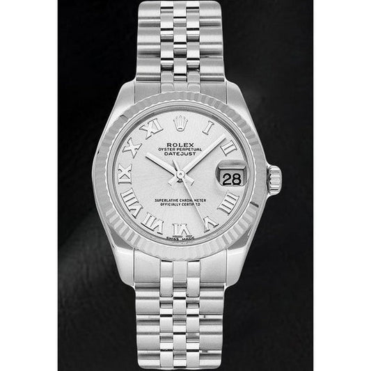 Orologio da donna Rolex Datejust 31mm quadrante argento 